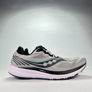 Saucony Ride 14 Gray Black Lightweight Running Shoes S20650-35 Men's Size 11